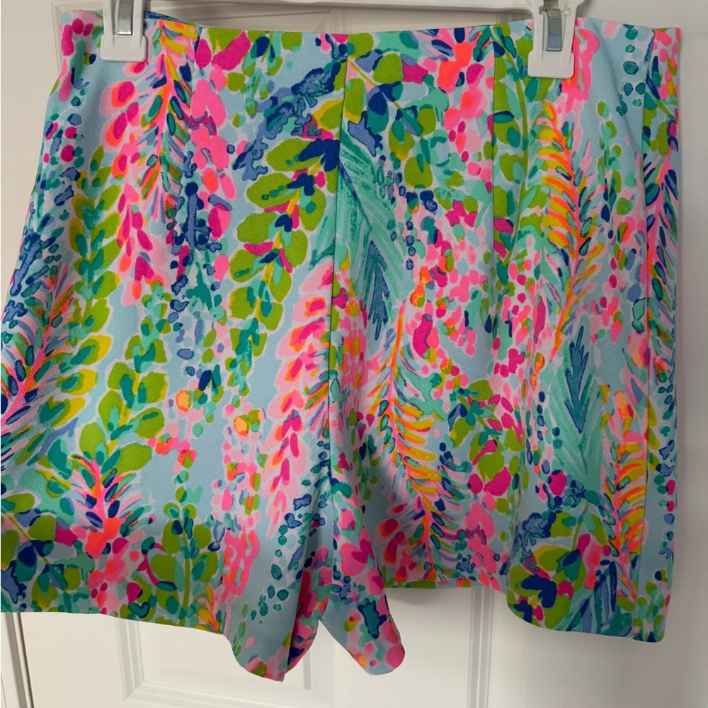 Lilly Pulitzer Colorful Floral Skort - Picture 5 of 5